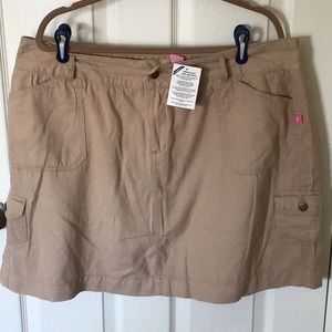 NWT Woman Within Khaki Skort 20W